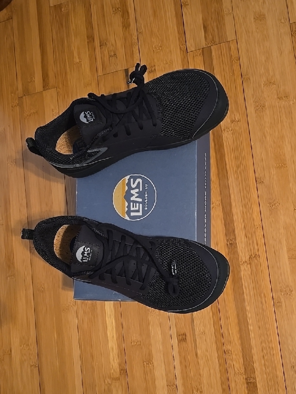 Lems Men’s Primal Zen Black Knit Lightweight Sneaker 11.5